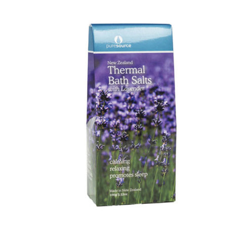 New Zealand Thermal Bath Salts with Lavender – 100g
