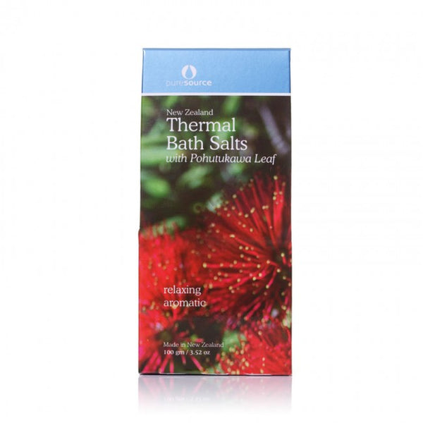 New Zealand Thermal Bath Salts with Pohutukawa Leaf – 100g