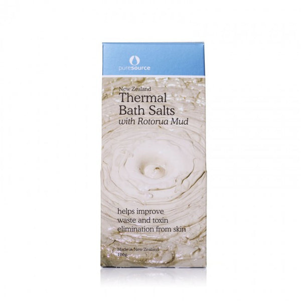 New Zealand Thermal Bath Salts with Rotorua Mud – 100g